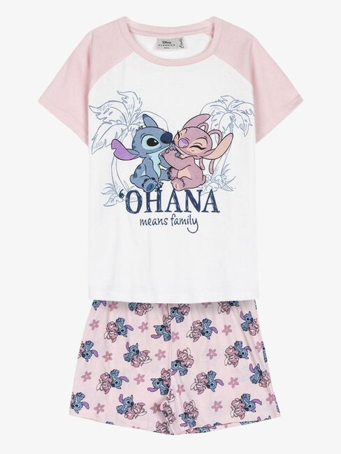 Disney Stitch Pyjamas, Rosa