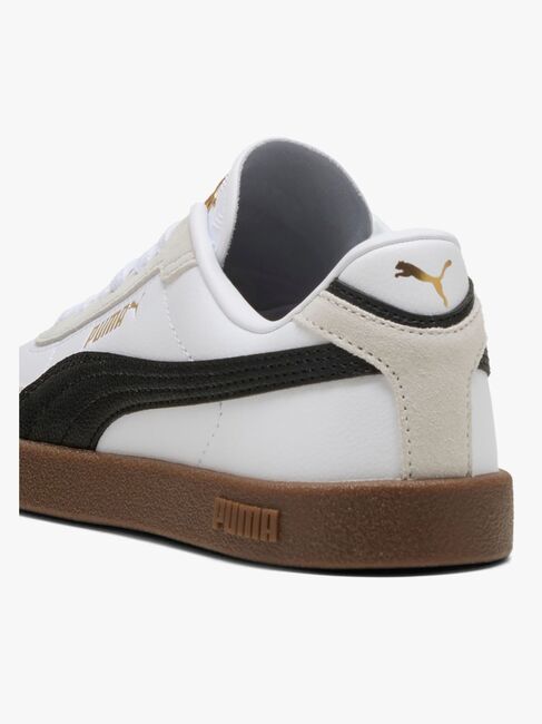 Puma Club II Era Jr Sneakers, White/Black
