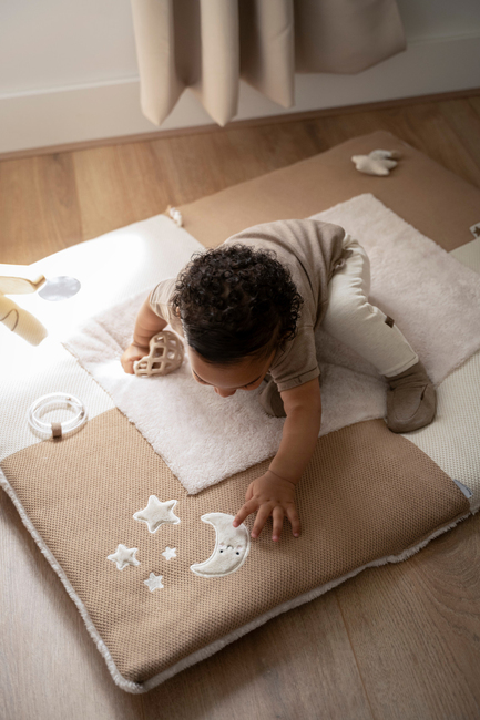 Baby's Only Heaven Lekmatta 75x95, Clay/Warm Linen