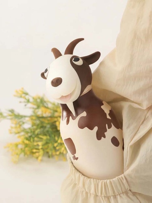 Asobu Bestie Vattenflaska Get, Brun/Vit SBV44-GOAT-4840_4a.jpg