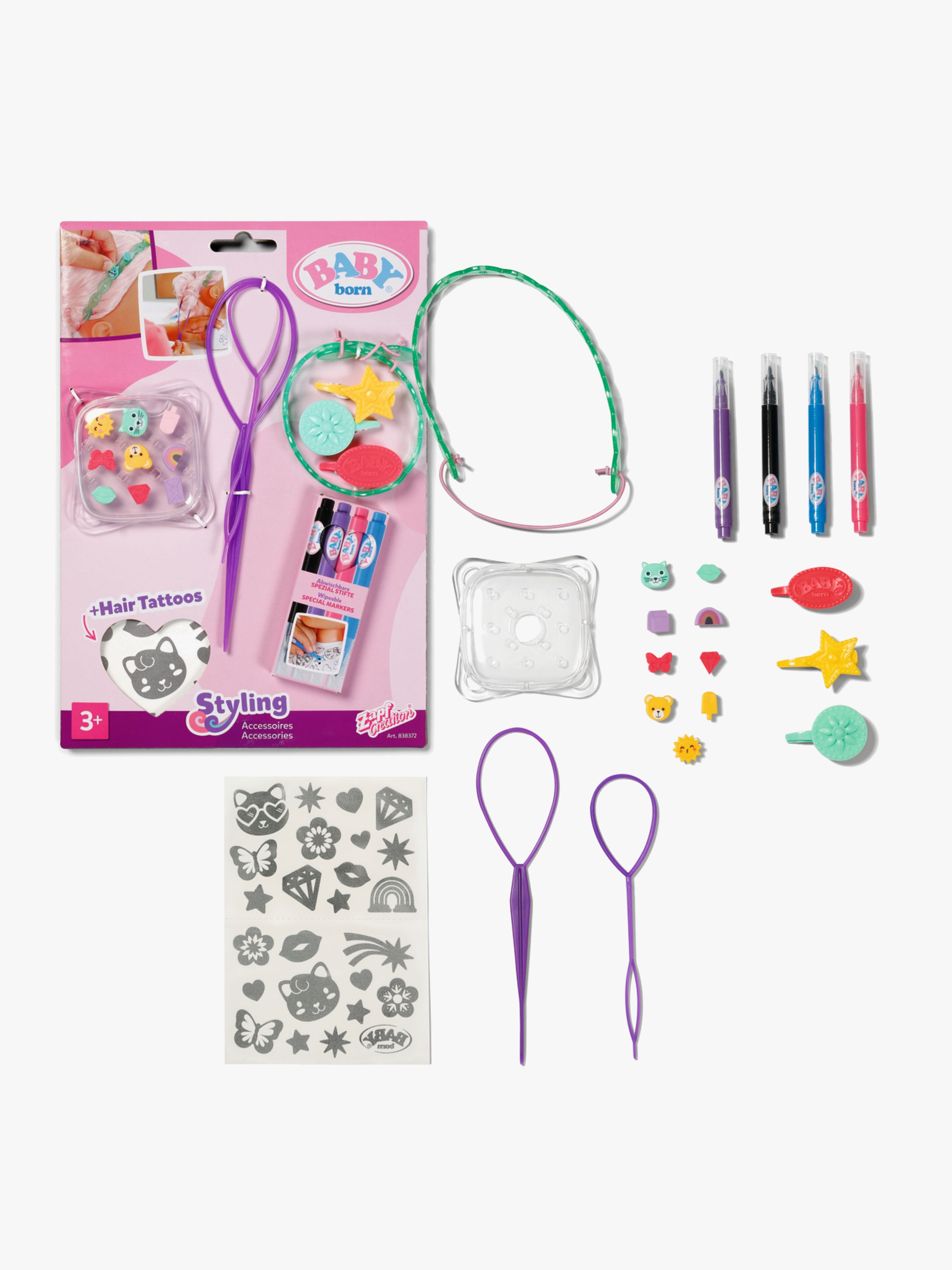 BABY born Stylingset Pennor &  Accessoarer