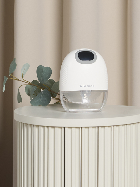 Beemoo CARE Wearable Slim Elektrisk Bröstpump Singel inkl. Förvaringsväska, White
