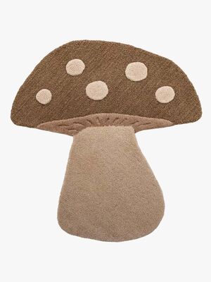 Mushroom Teppe 90 x 85, Brun