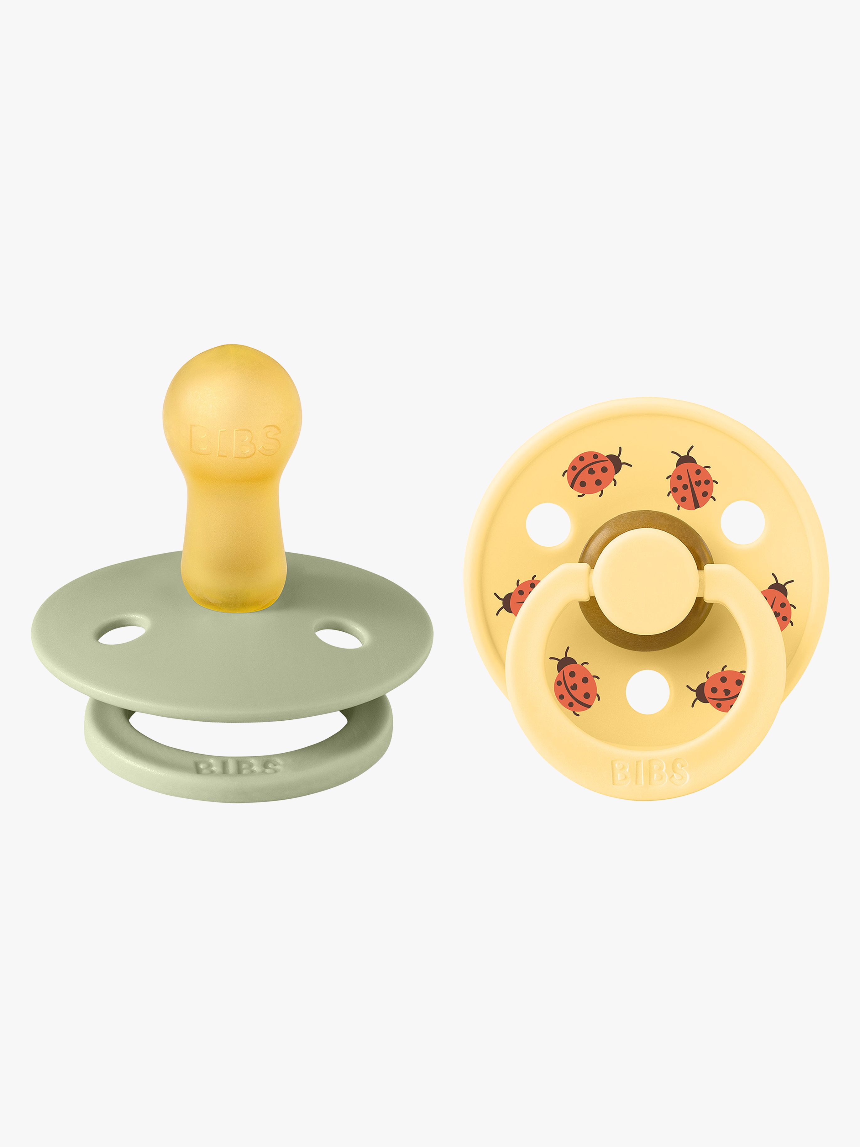 BIBS Studio Colour Ladybug Napp 2-Pack Latex Stl 2 Sage