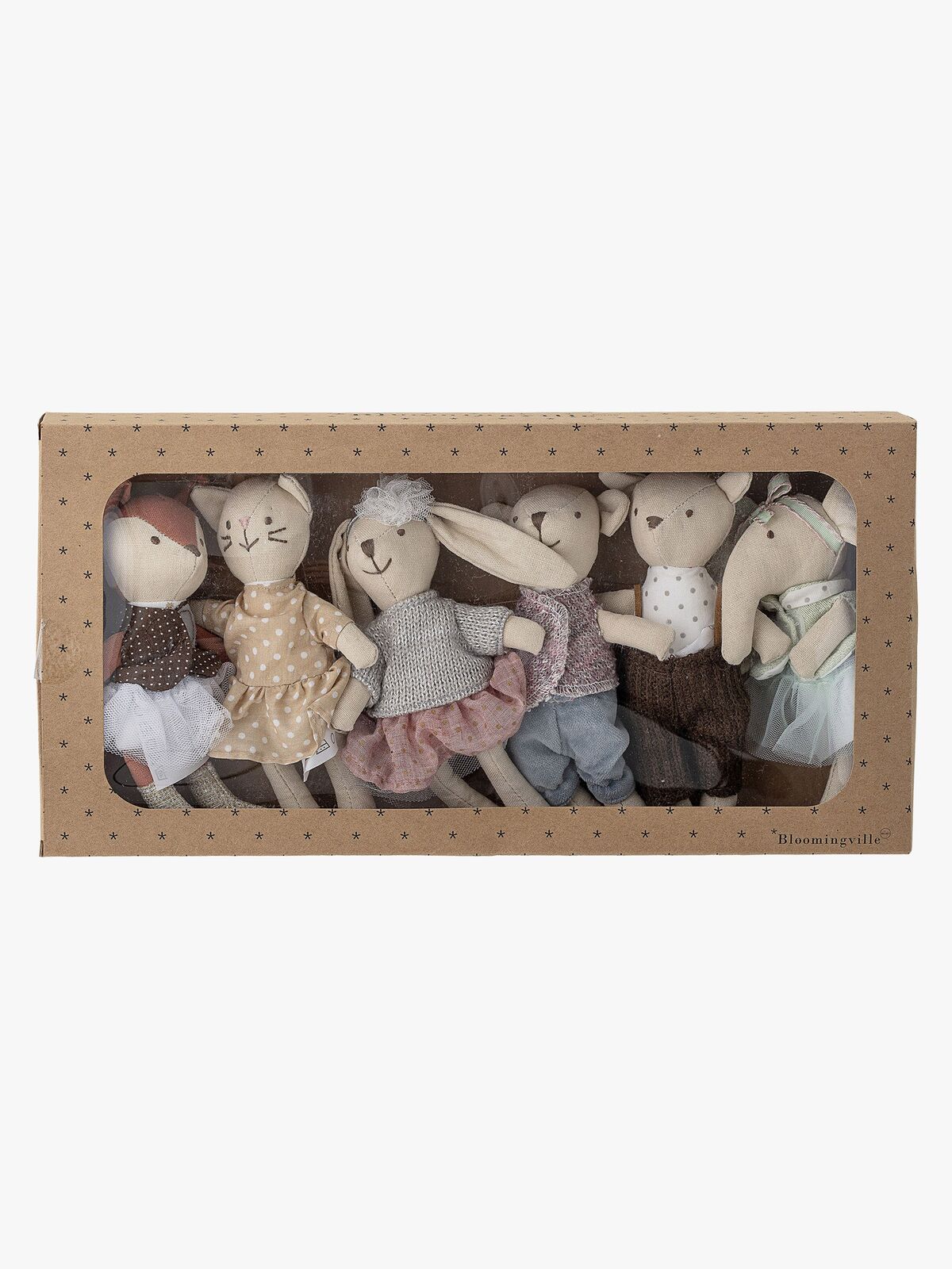 Bloomingville Mini Dockset Djur 6-pack
