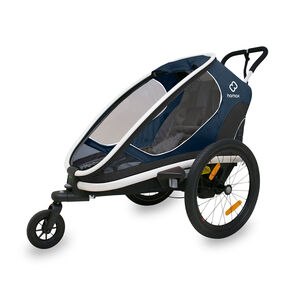 Hamax Outback One Reclining Cykelvagn 2019, Navy/White