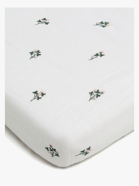 Alice & Fox ADORA Dra-på-lakan Juniorsäng 90x200, Vit