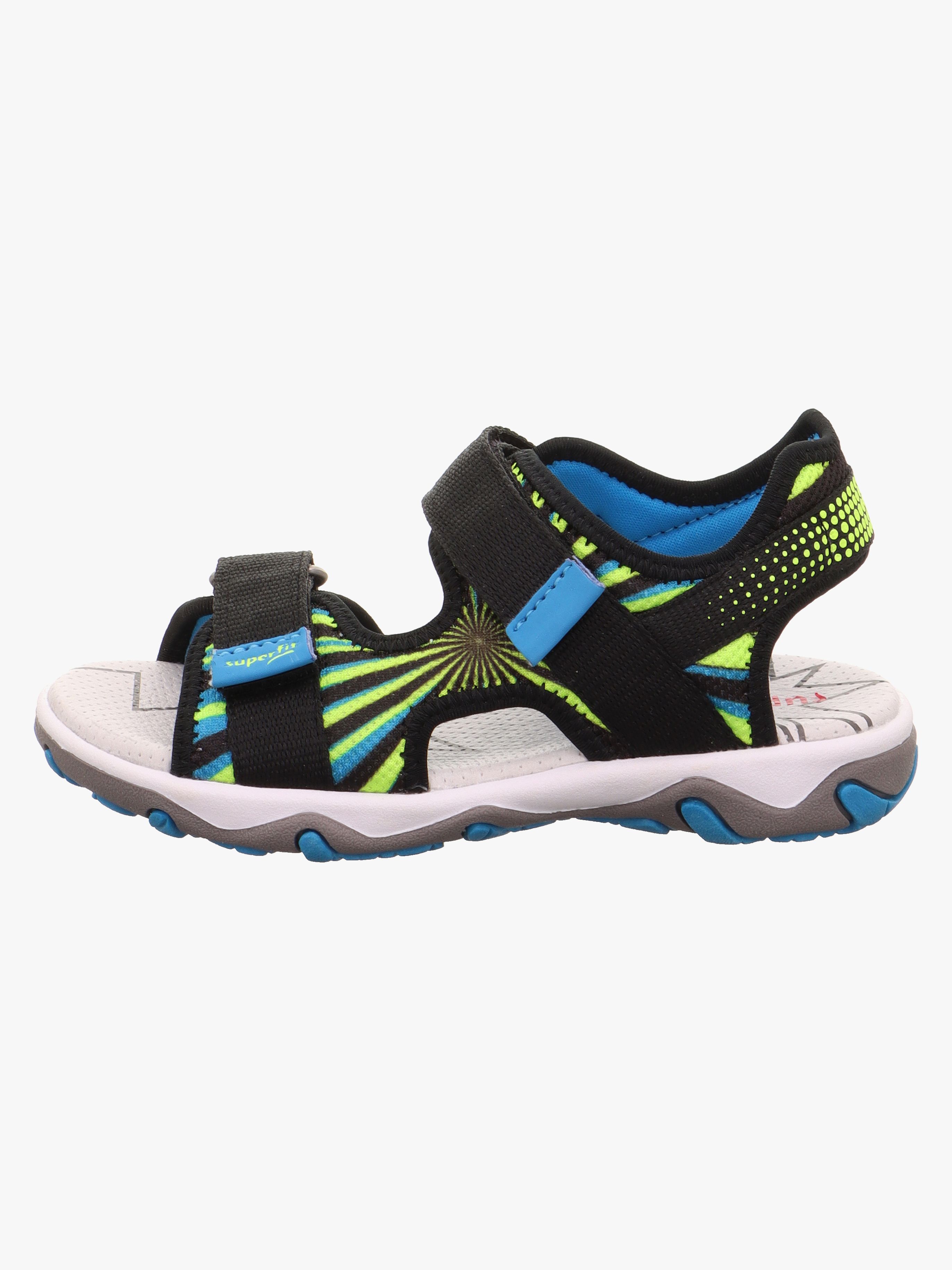 Superfit Mike 3.0 Sandaler, Svart/Gul, 28