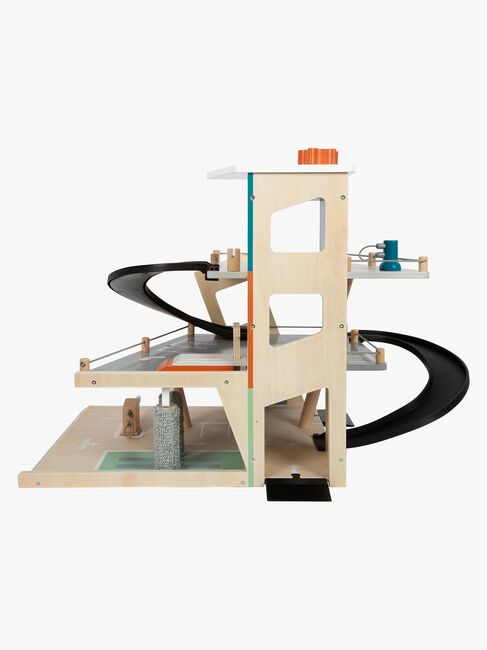 Small Foot Bilgarage med Två Bilar