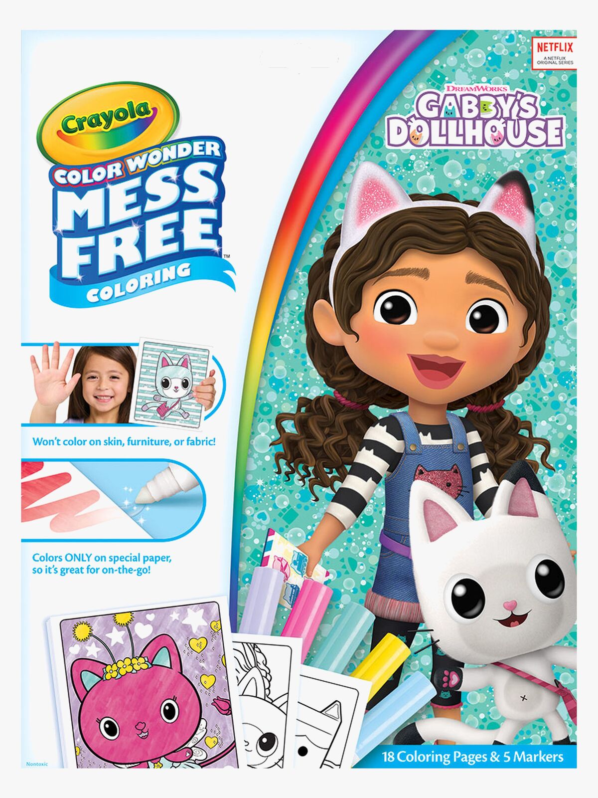 Crayola Gabby's Dollhouse Color Wonder Målarset