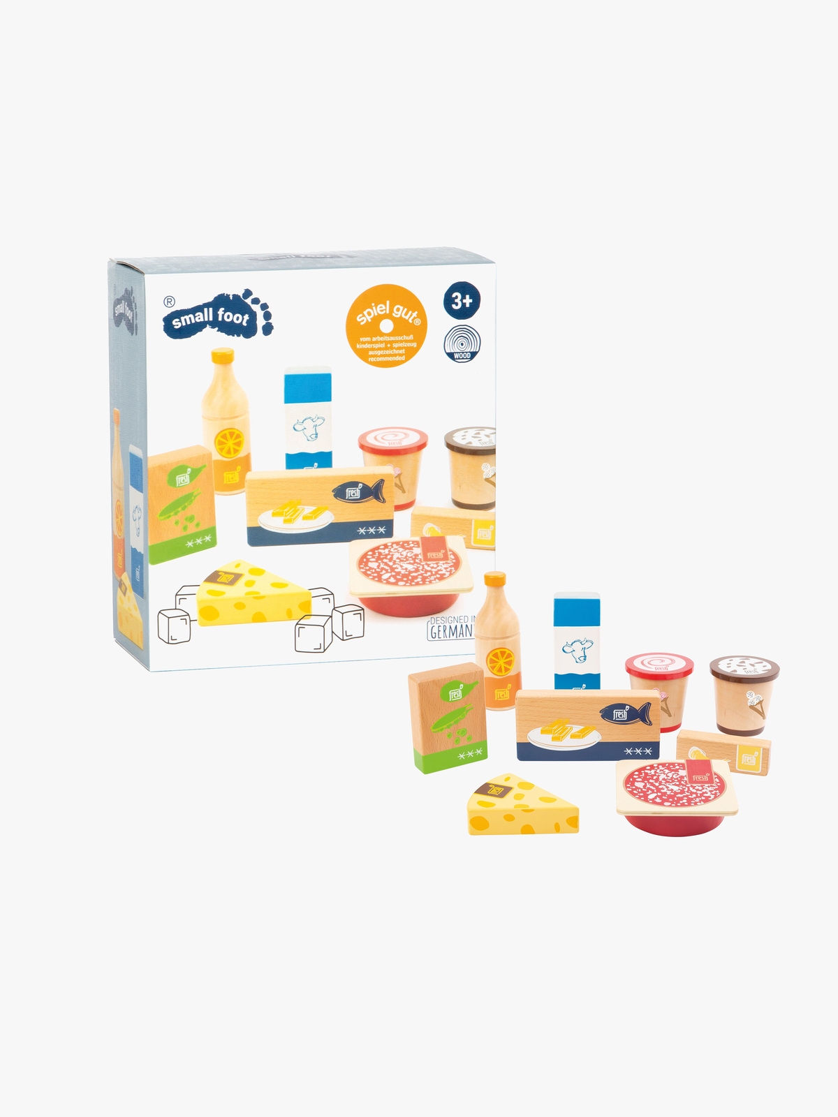 Small Foot Fresh Livsmedel i Trä 9 st