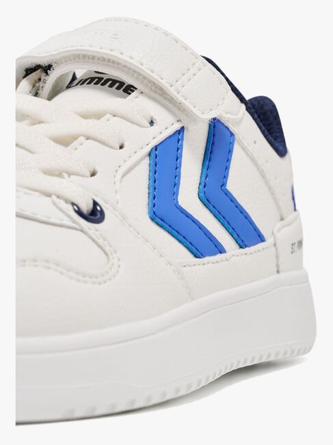 Hummel ST. Power Play Jr Sneakers, Bright White/Black Iris