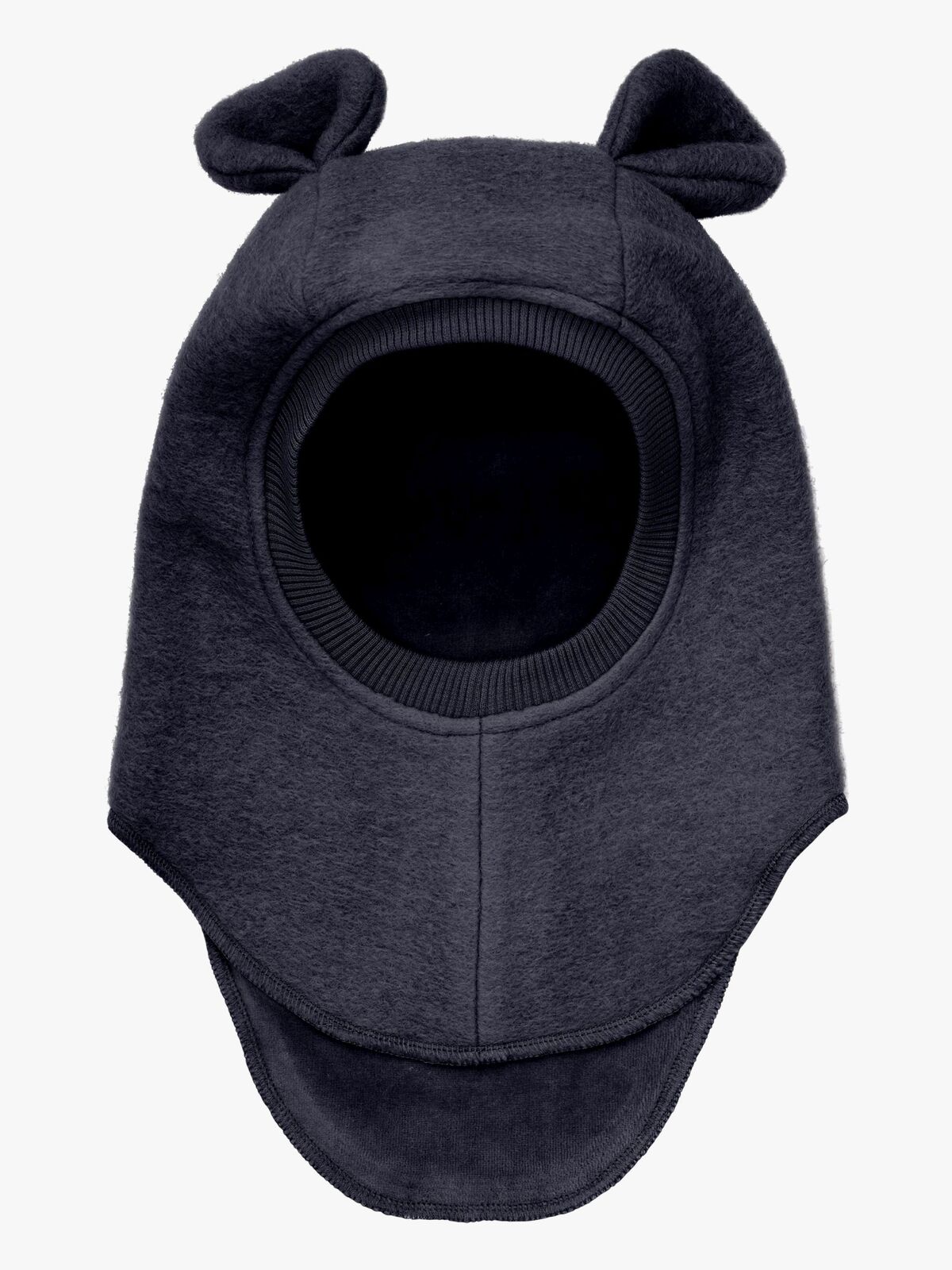 Huttelihut Balaklava Merinoull med Öron, Dark Navy