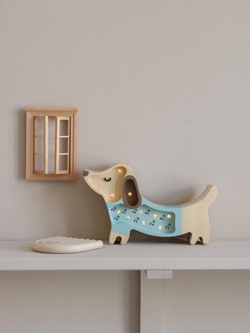 Little Lights Lampa Hundvalp, Blå