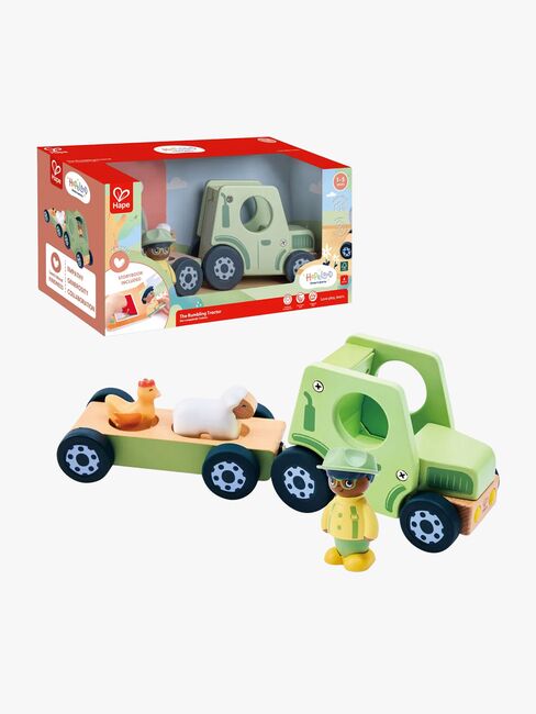 Hape Sagobok med Lekset The Rumbling Tractor