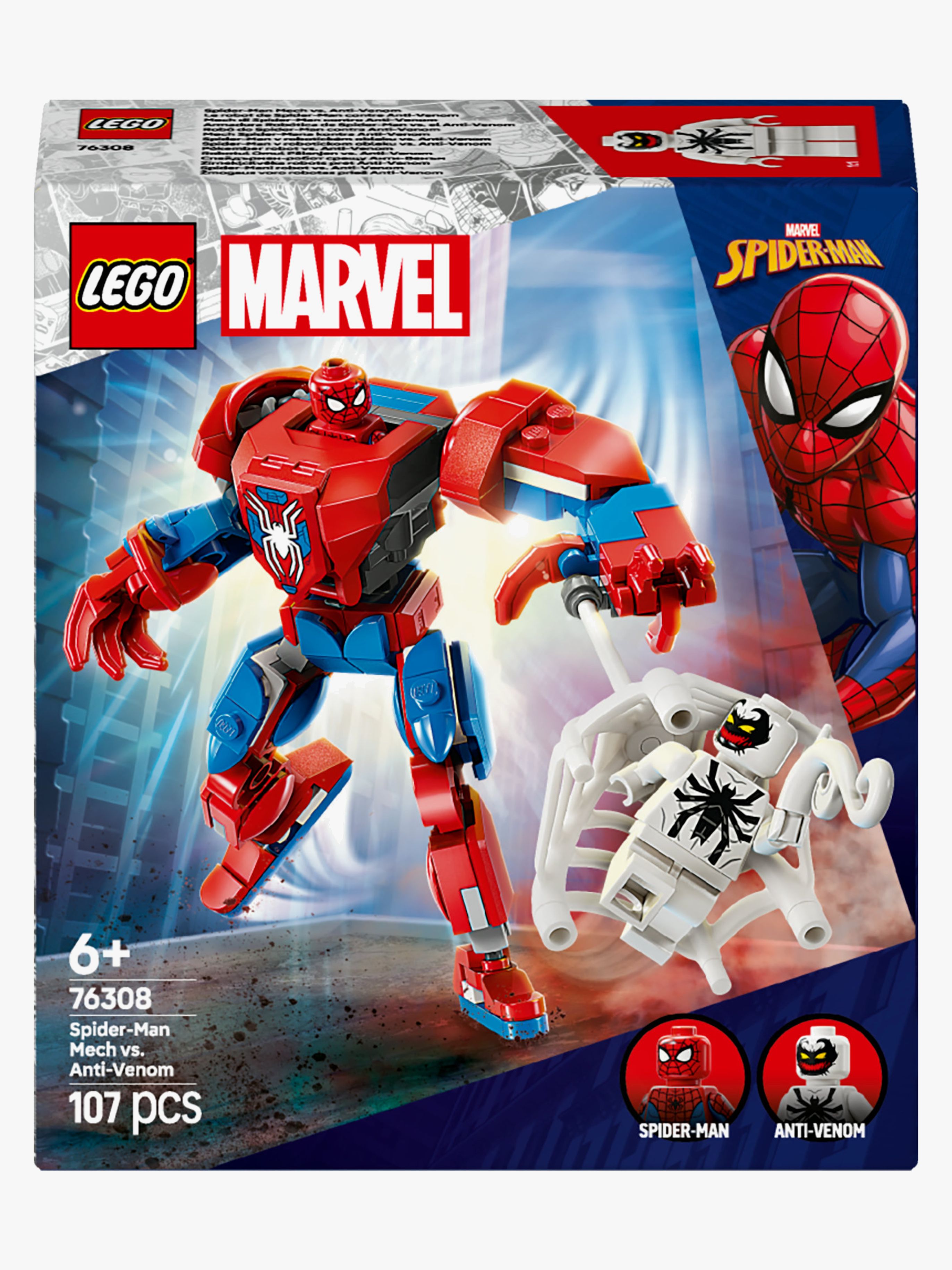 LEGO Super Heroes 76308 Spider-Mans robot mot Anti-Venom
