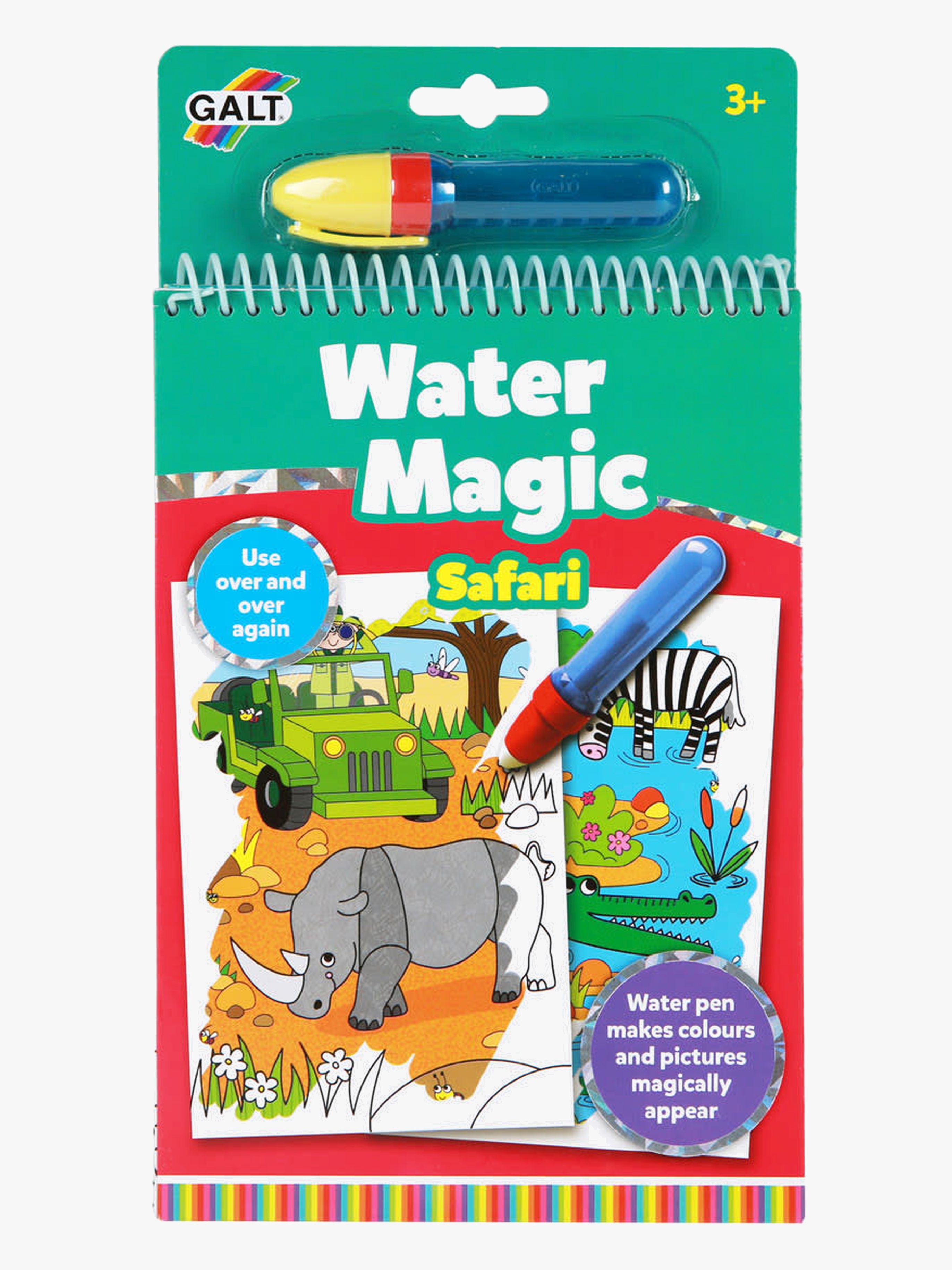 Galt Målarbok Water Magic Safari