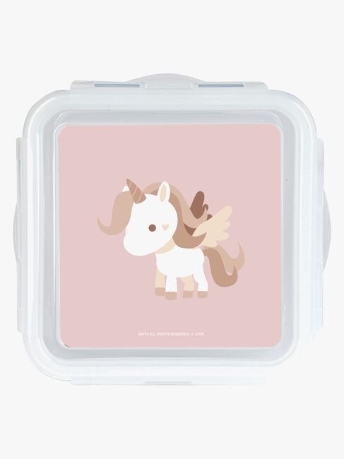 Unicorn Lunchbox, Dusty Pink