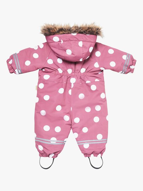 Petite Chérie Atelier Amour Babyoverall, Big Dots Mesa Rose