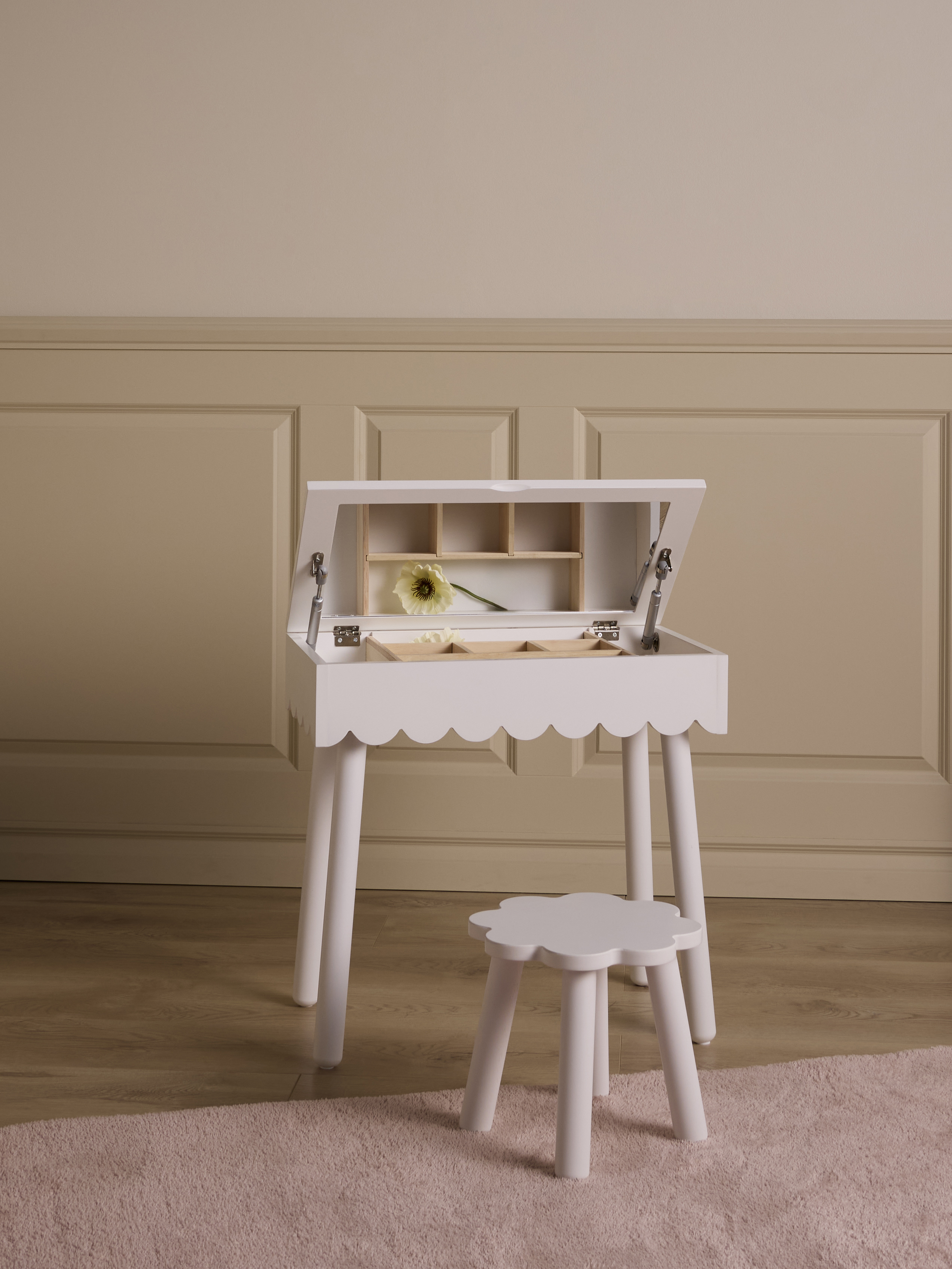 Alice & Fox Dune Sminkbord Toddler, White