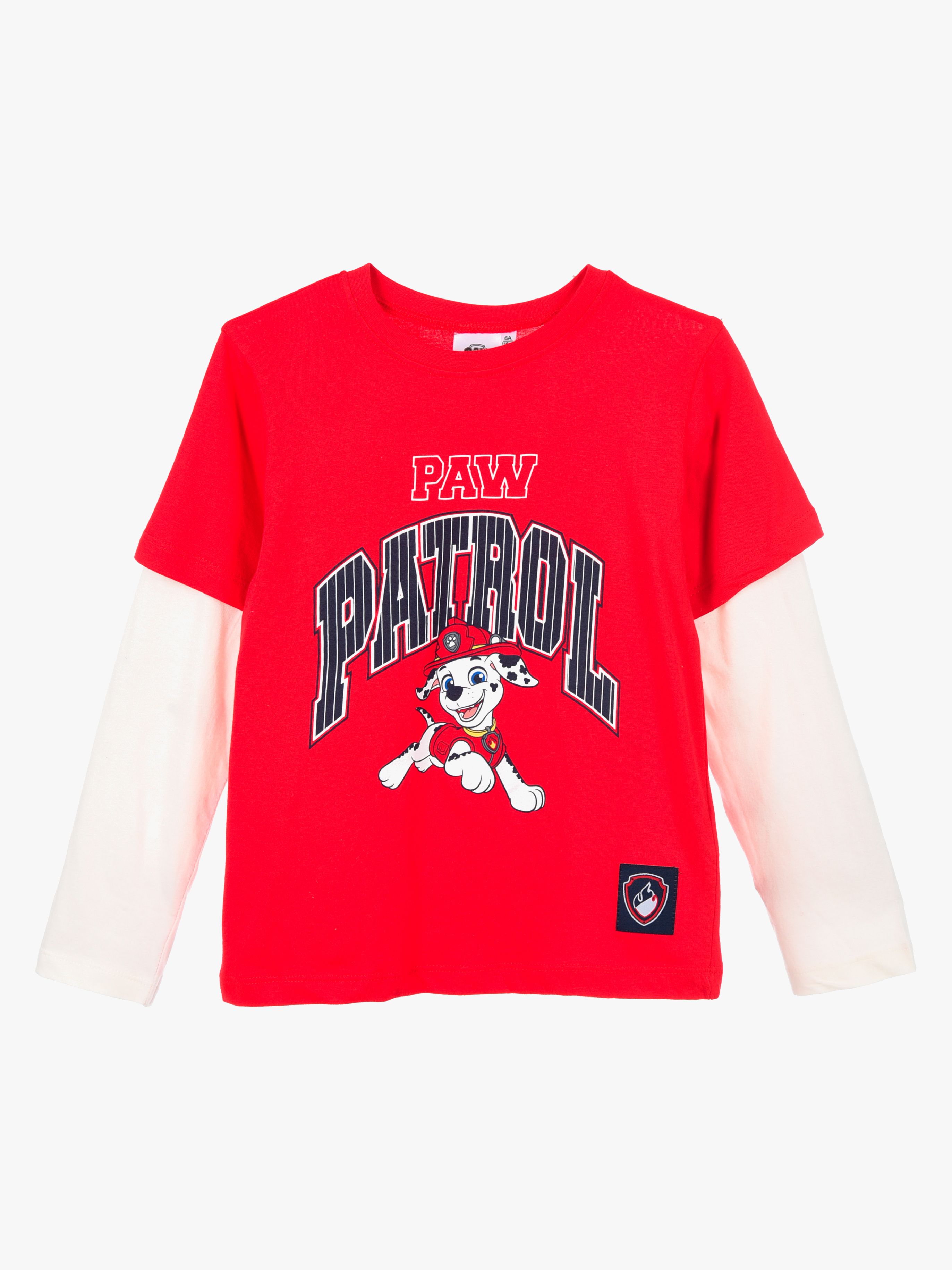 Paw Patrol Långärmad T-shirt, Röd, 110-116