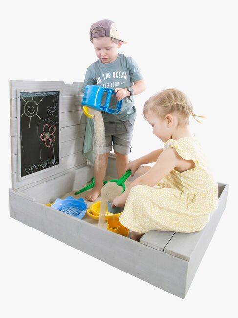 Roba Sandlåda med Lock, Grå