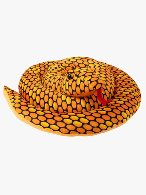 Teddykompaniet Gosedjur Orm 200 cm, Orange