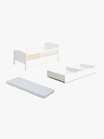 JLY DREAM Juniorsäng JULI Inkl. Sängförvaring & Madrass 70x140, Vit