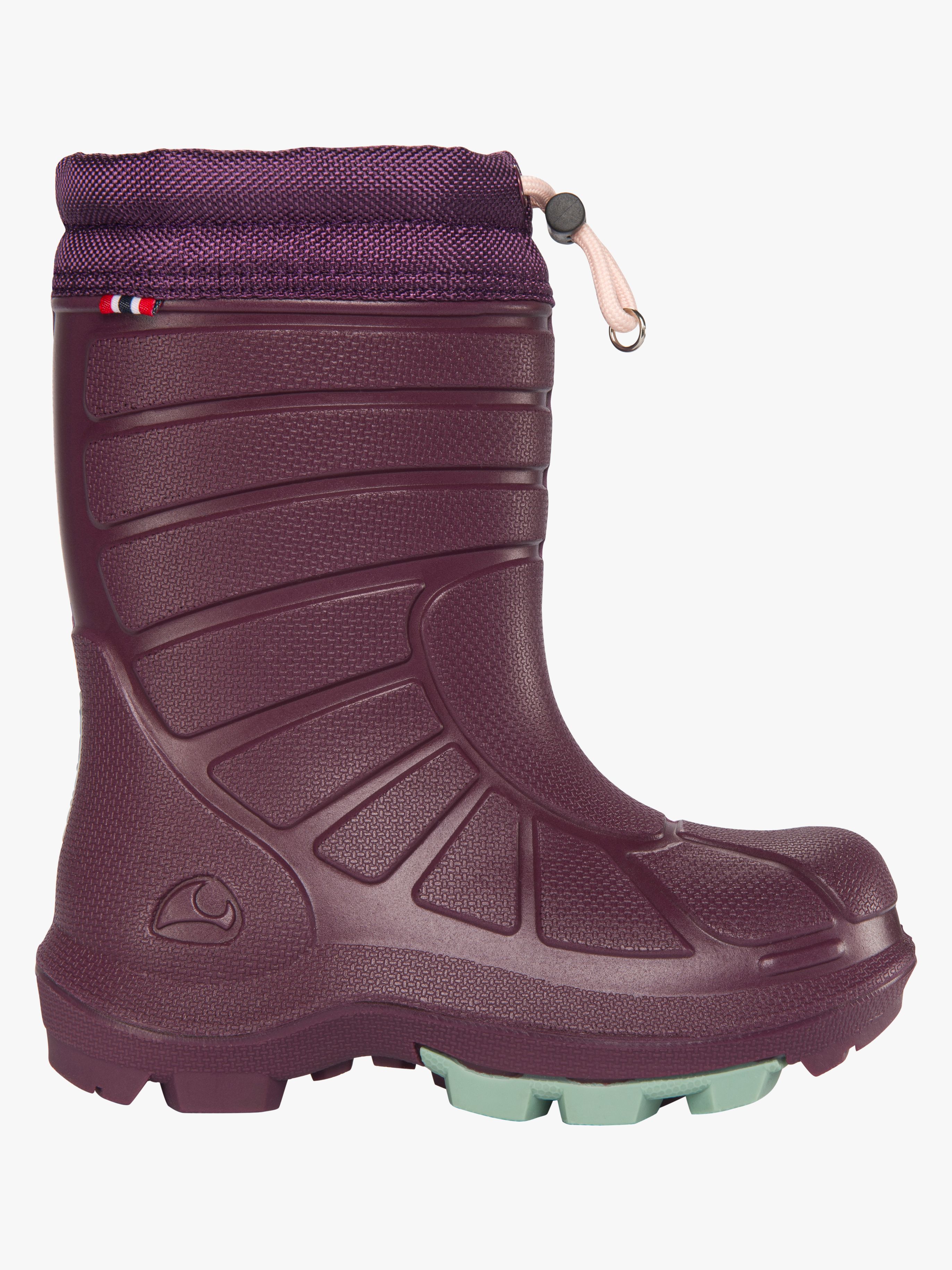 Viking Extreme Fodrade Gummistövlar, Plum, 22