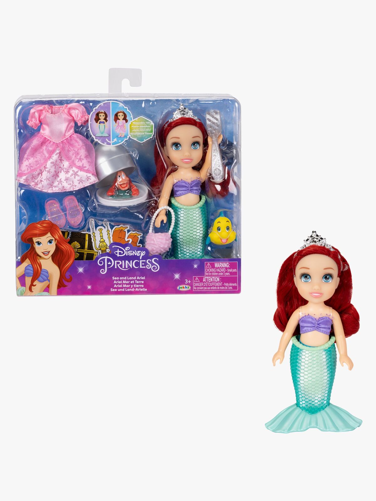 Disney Princess Sea to Land Docka Ariel 15 cm