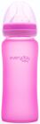 Everyday Baby Nappflaska Glas med Värmeindikator 300ml,Cerise Pink