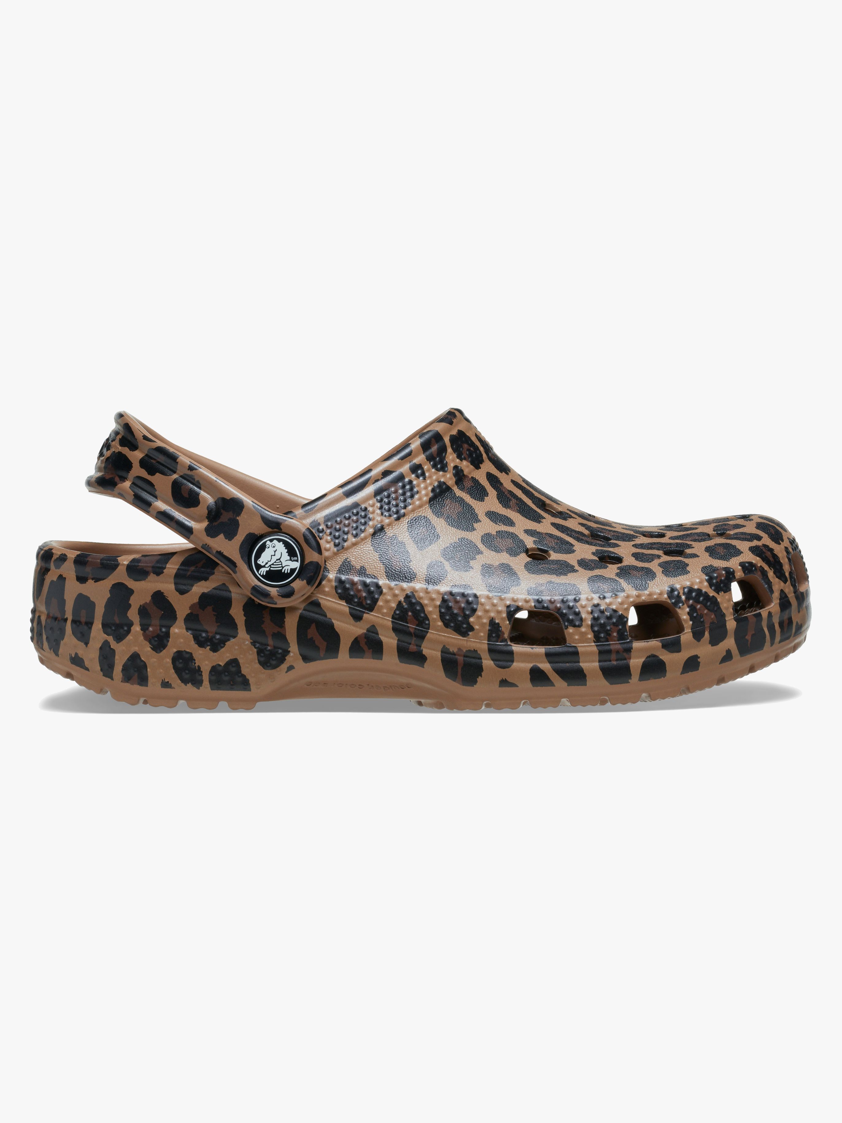 Crocs Classic Animal Kids Tofflor, Sepia/Leopard, 20-21