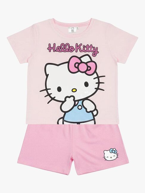 Hello Kitty T-shirt & Shorts Set, Ljusrosa