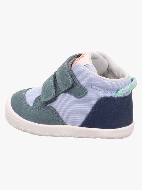 Superfit Flummi Barefoot Sneakers, Blå/Ljusgrön