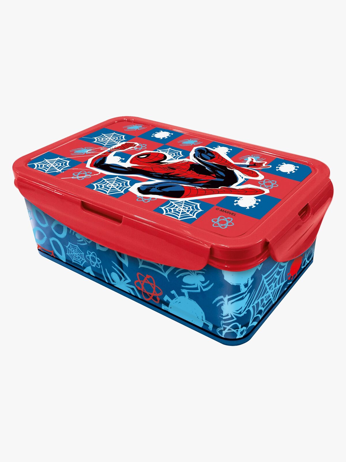 Spindelmannen Matlåda med Avtagbart Fack, Red