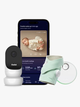 Owlet Dream Sock Babyvakt inkl. Owlet Cam 2, Mint