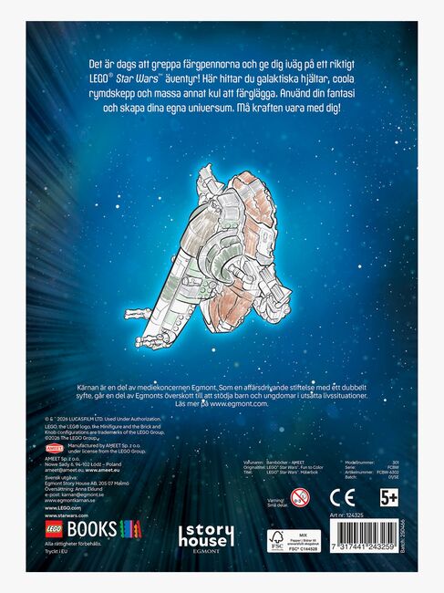 Egmont Kärnan LEGO Star Wars Målarbok