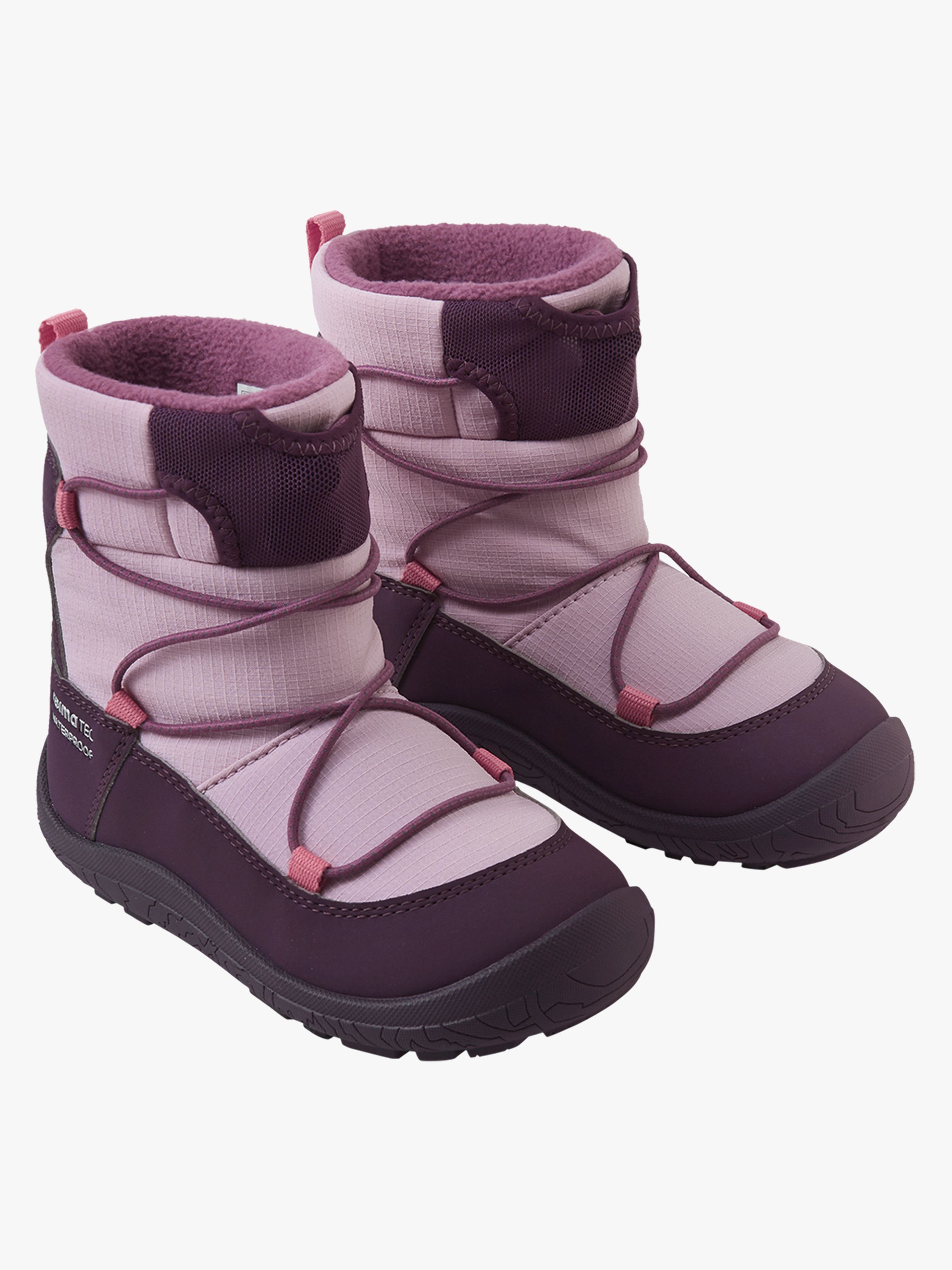 Reimatec Ensilumi Barefoot Vinterkängor, Deep Purple, 22