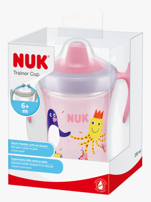 NUK Nature Sense Pipmugg 230 ml, Röd