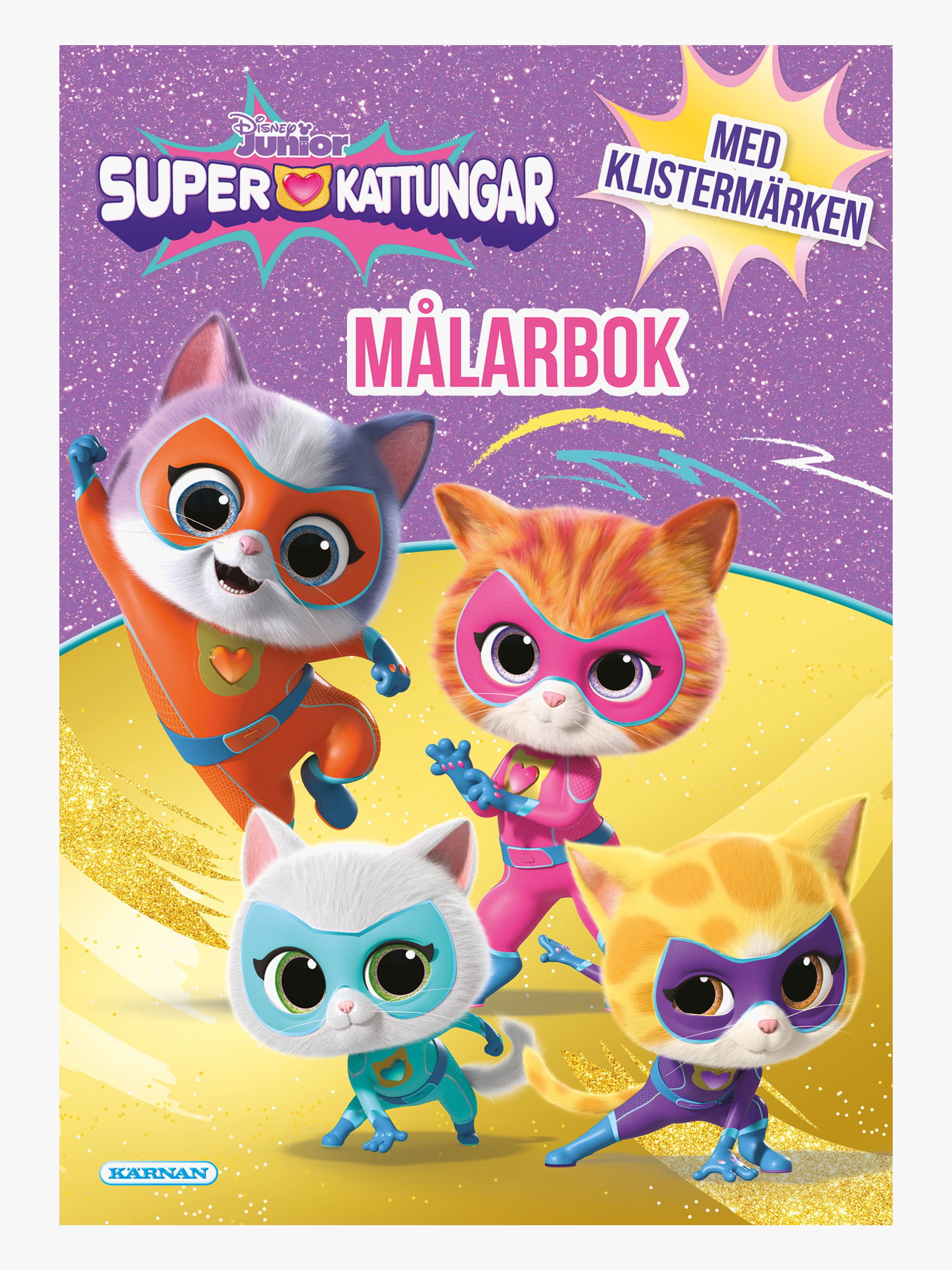 Kärnan Superkitties Målarbok