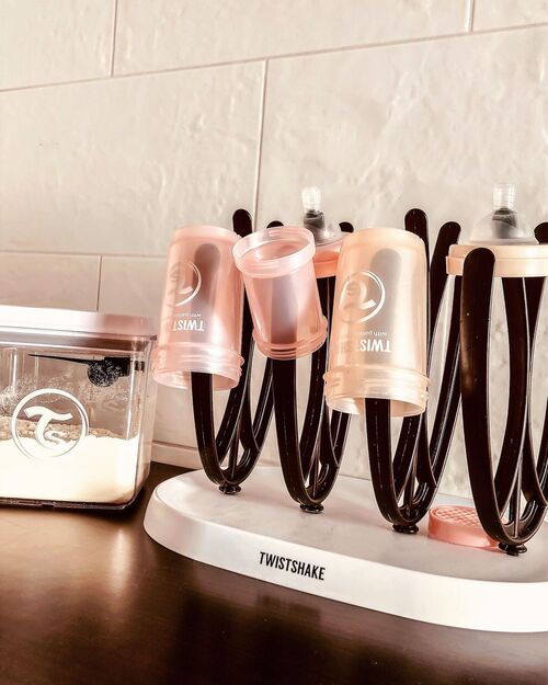 Twistshake Diskställ, Vit/Svart