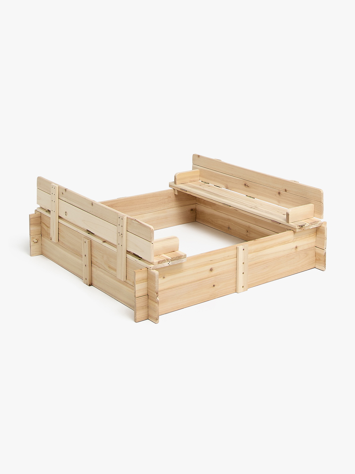 Woodlii Sandlåda med Lock & Bänk