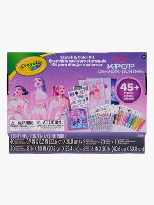 Crayola KPop Demon Hunters Color & Sketch Malesæt