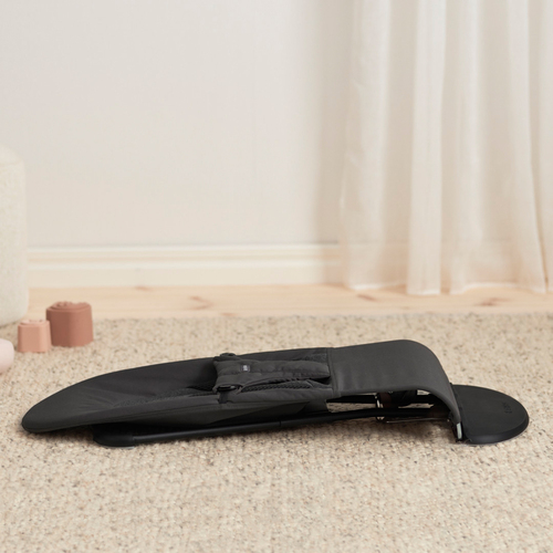 BabyBjörn Balance Soft Babysitter Vävd/Jersey, Mörkgrå