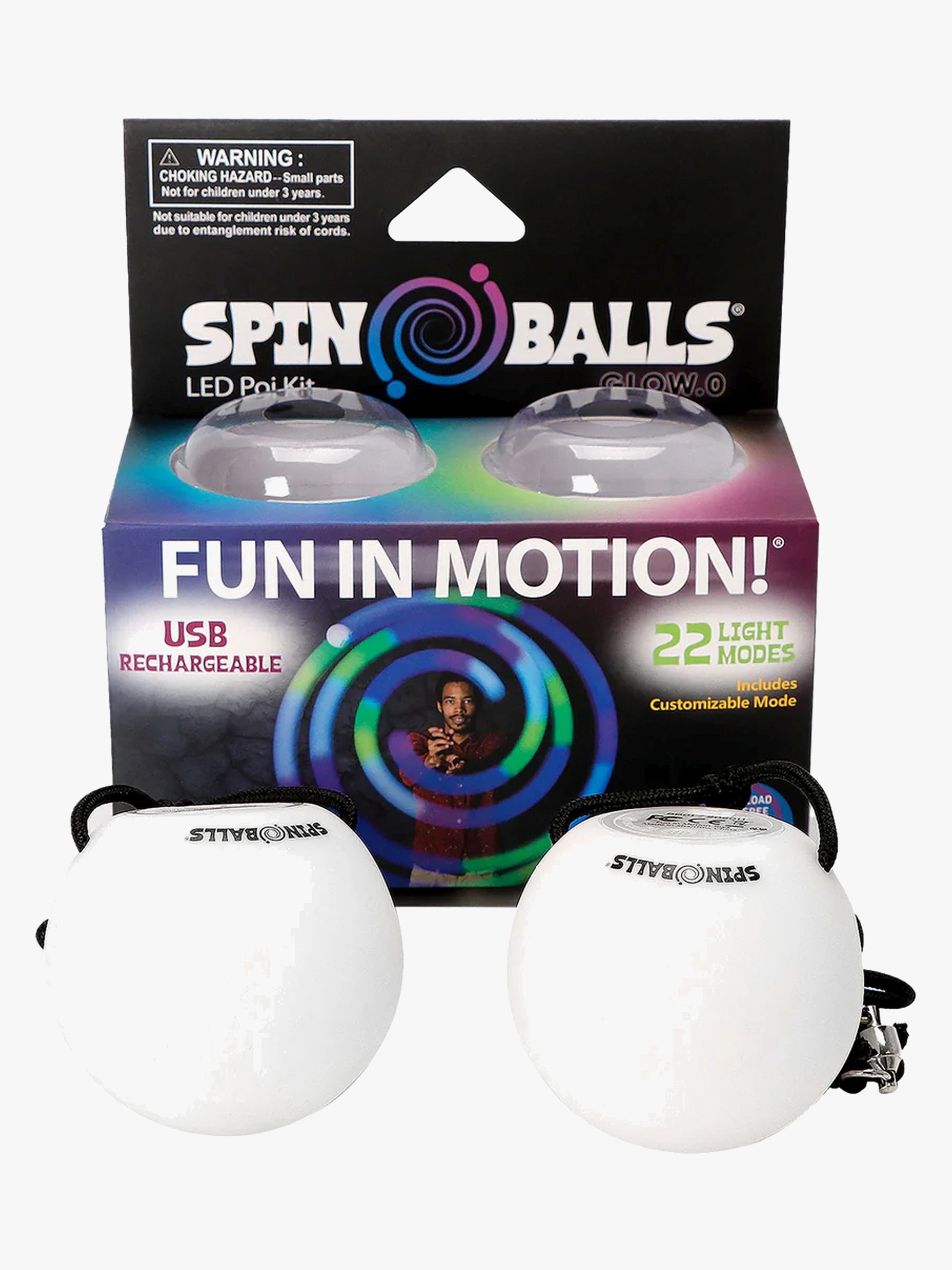 Fun In Motion Toys Spinballs Poi-bollar