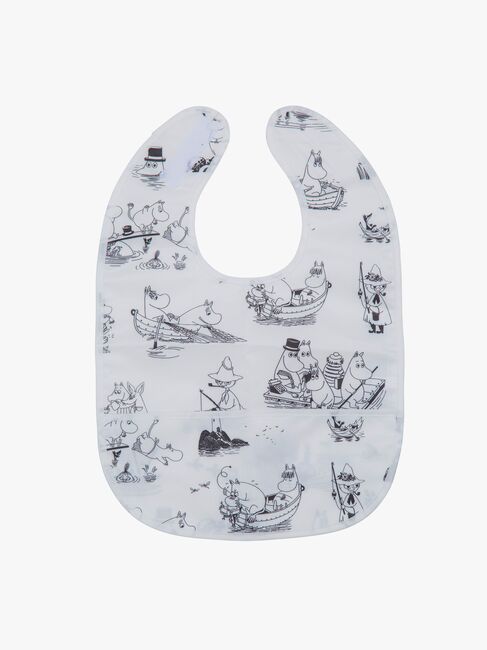 Mumin Haklapp 2-pack, Svart/Vit