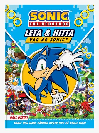 Egmont Kärnan Sonic The Hedgehog Barnbok Leta & Hitta