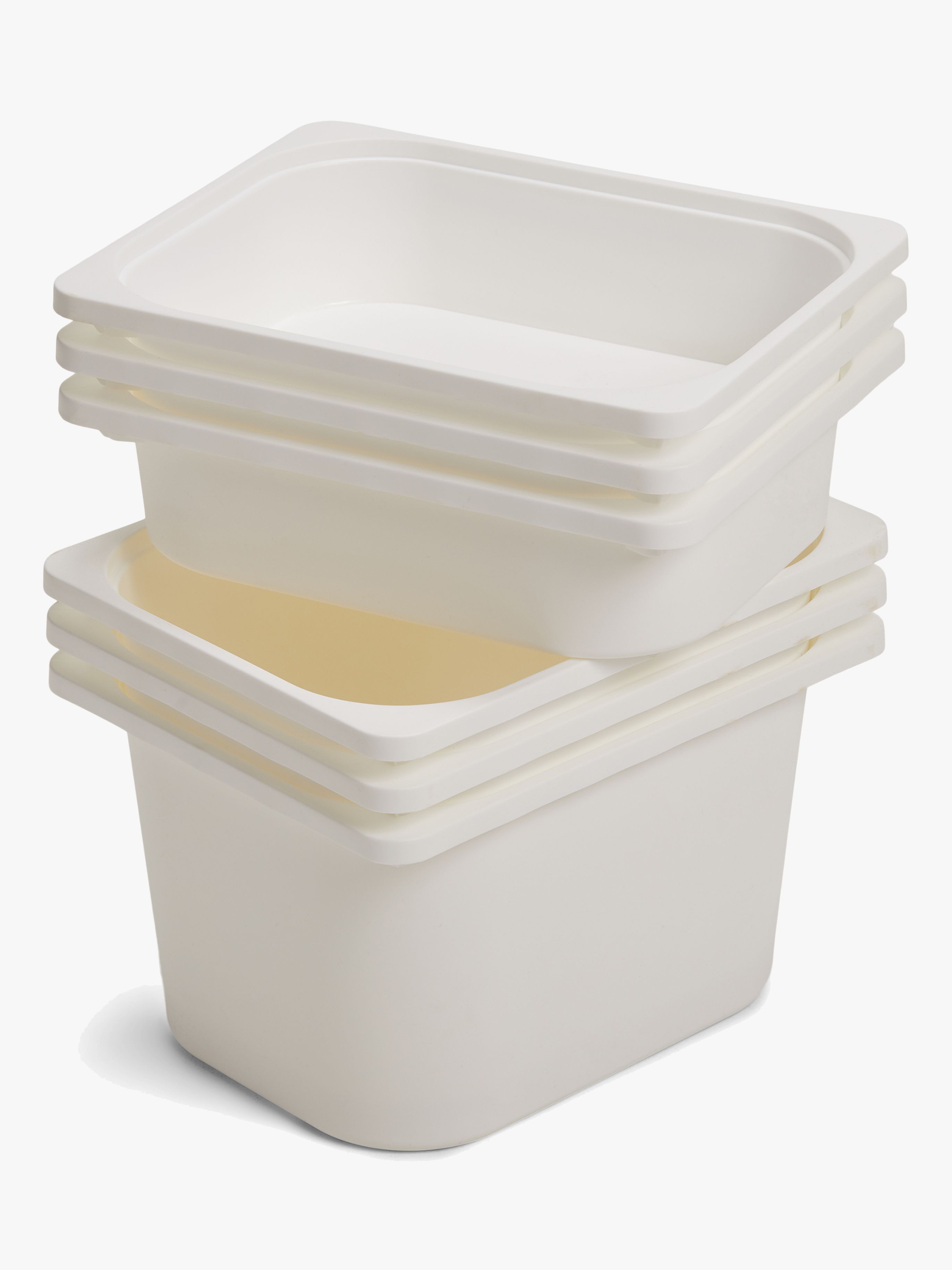 JLY Lådor Två 3-Pack, Vit