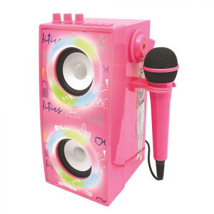 Barbie Högtalare med Mikrofon och Ljus