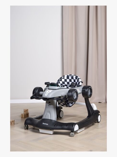 Beemoo PLAY Bil Lära-gå-stol, Cool Grey